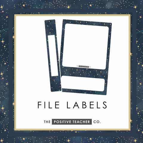 Starry Sky File Labels