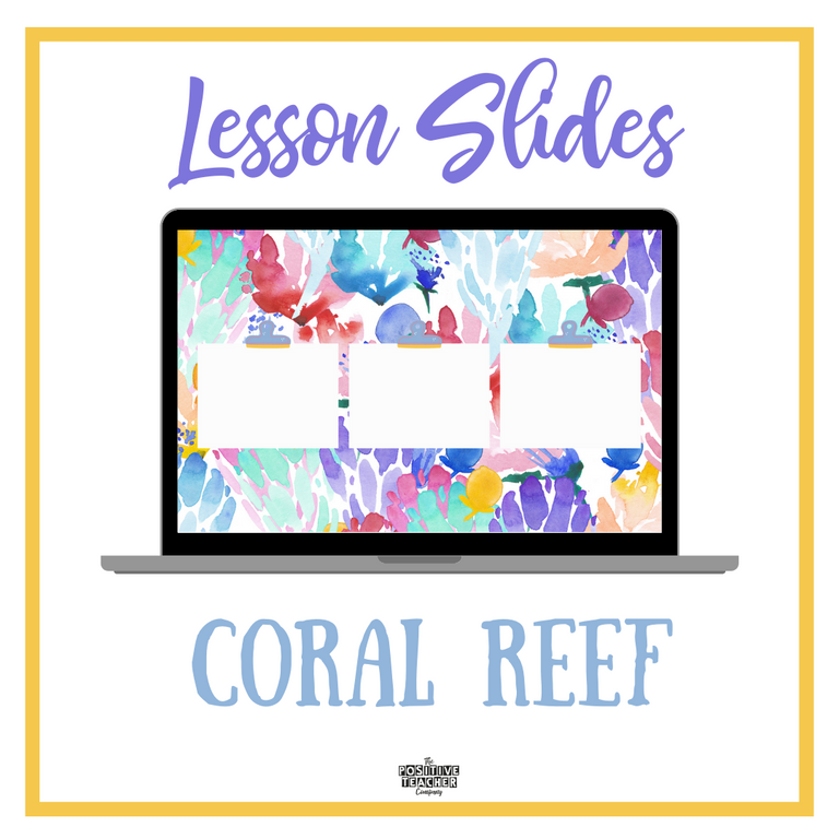 Coral Reef Lesson Slides