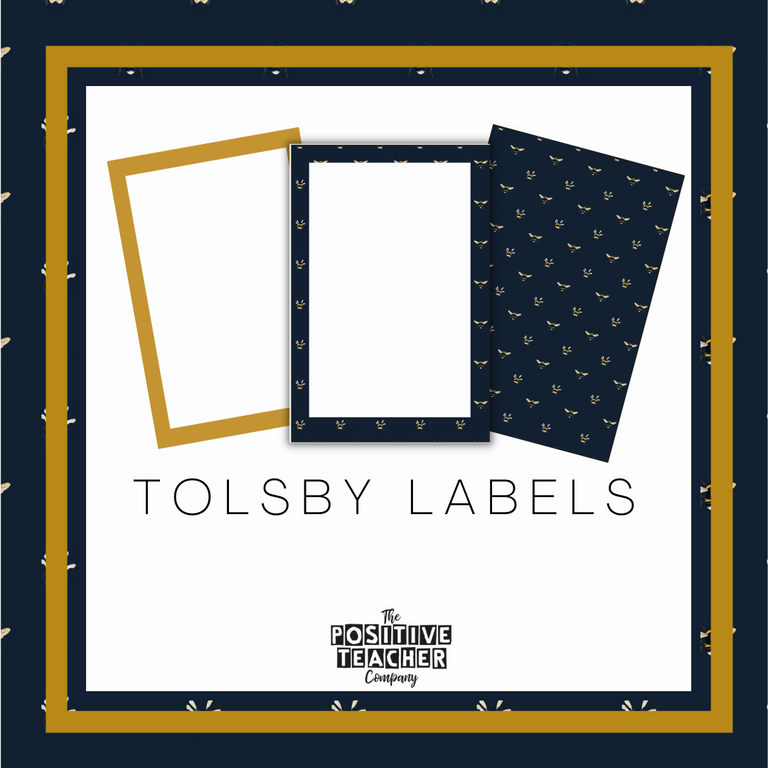 Bee Happy Tolsby Labels