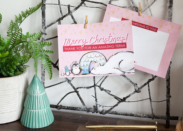 Class Christmas Postcards (32 cards)