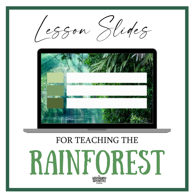 Rainforest Lesson Slides