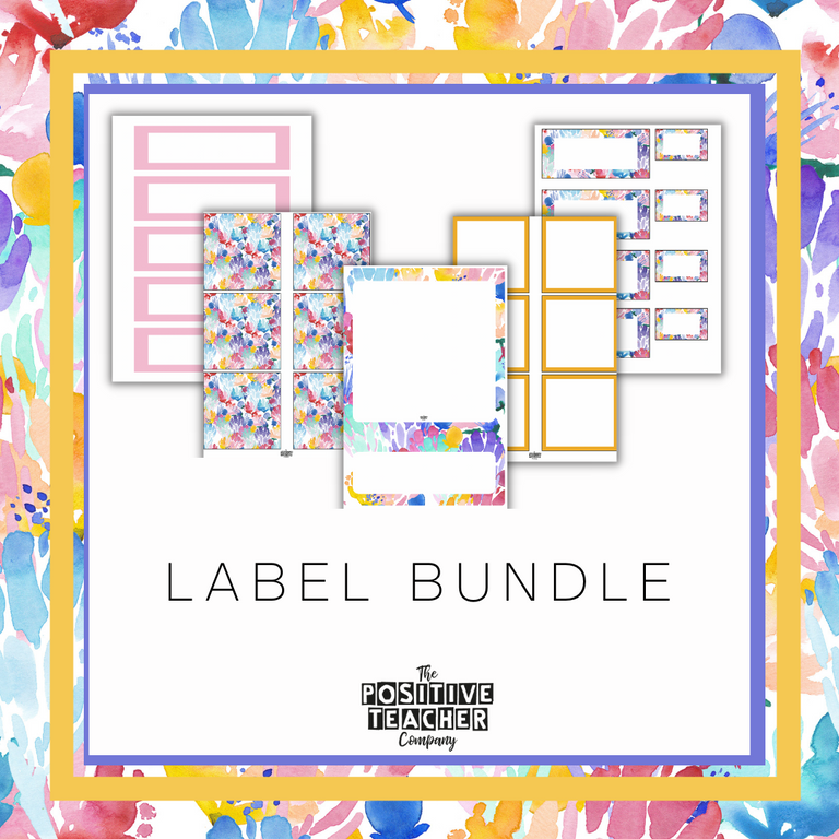 Coral Reef Label Bundle