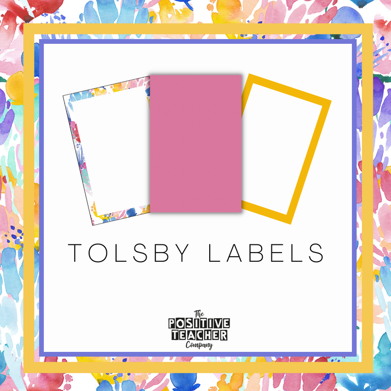 Coral Reef Tolsby Labels