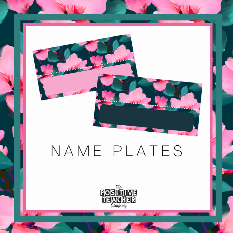 Blooms on the Vine Name Plates