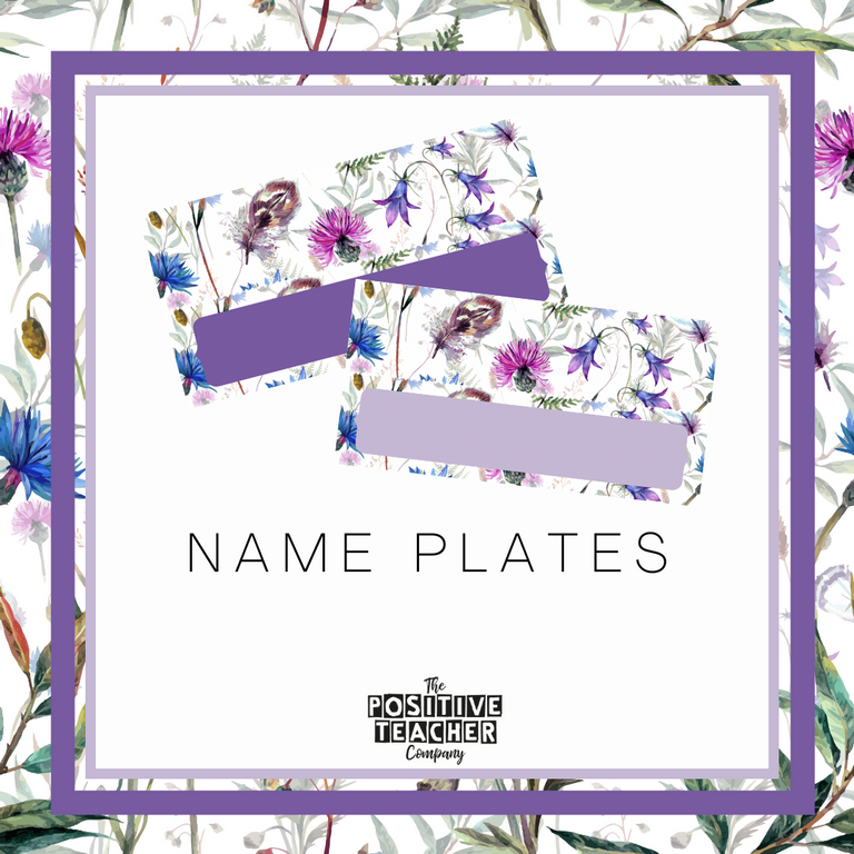 Highland Meadow Name Plates
